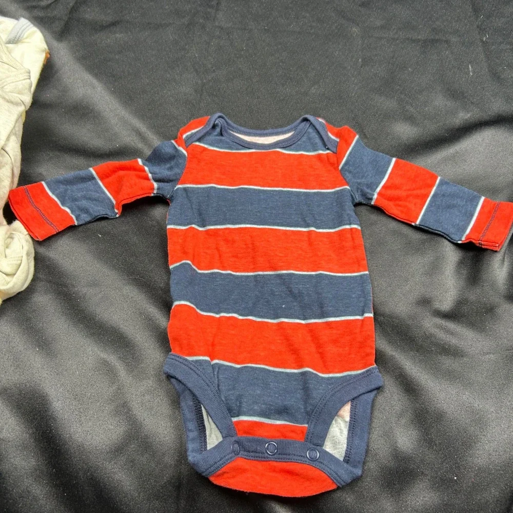 Baby Boy 0-3M Long Sleeve Bodysuits Sleeper Bundle Star Wars Carters 8pc Set